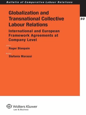 cover image of Globalization and Transnational Collective Labour Relations